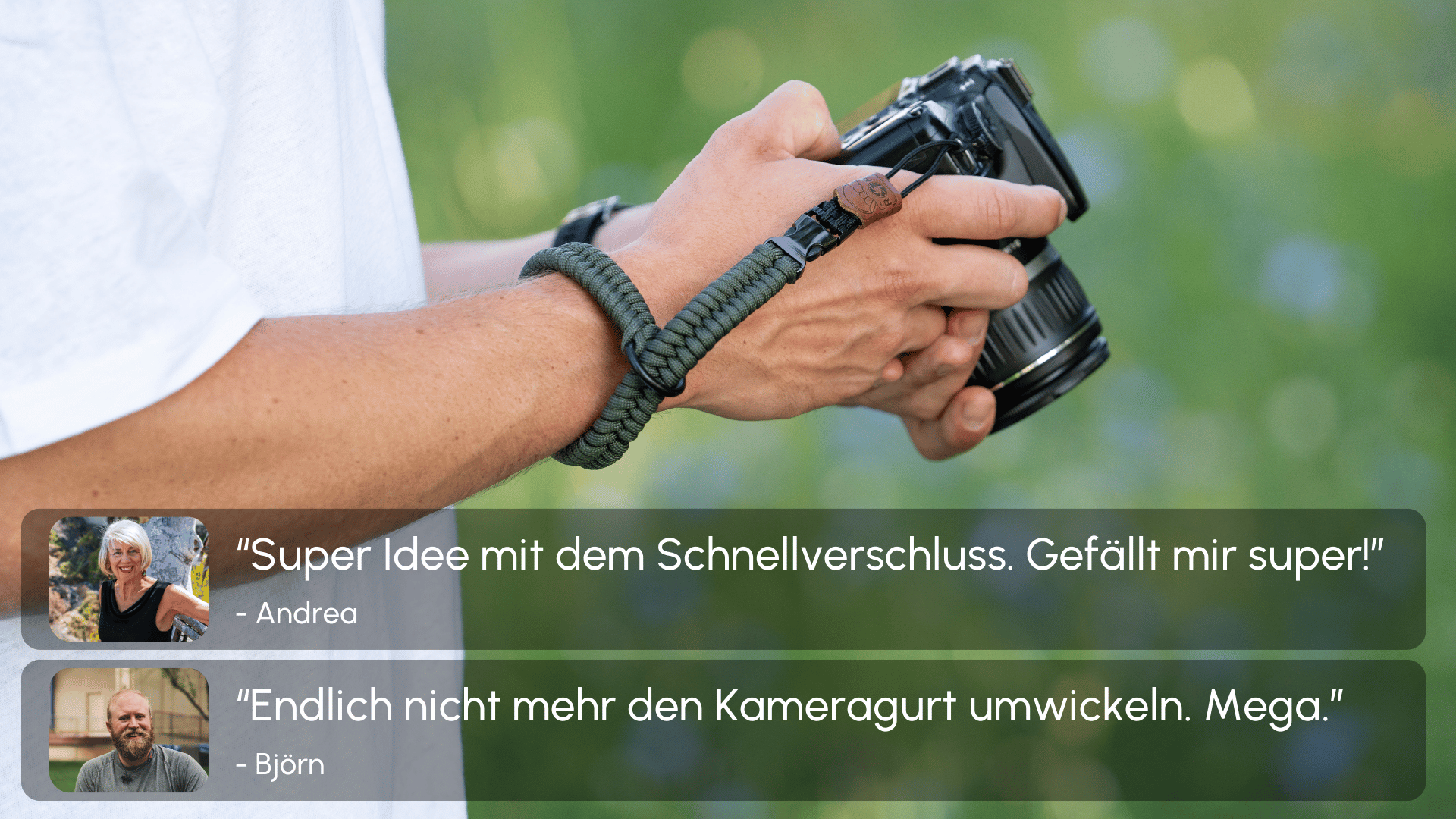 Die Claw Handgelenk Schlaufe für Kameras bietet maximale Flexibilität in der Fotografie | C-Rope Kamerazubehör