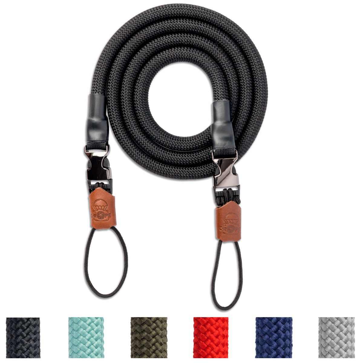 Den Gurt Climber aus handgearbeitetem Kletterseil kannst du auch als Schultergurt für deine Kamera tragen | C-Rope Kamerazubehör